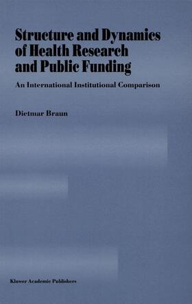 Structure and Dynamics of Health Research and Public Funding