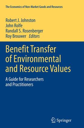 Benefit Transfer of Environmental and Resource Values