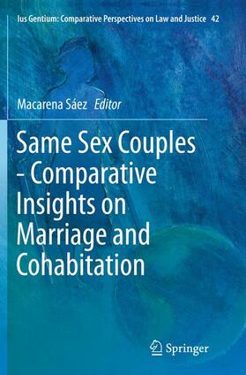 Same Sex Couples - Comparative Insights on Marriage and Cohabitation