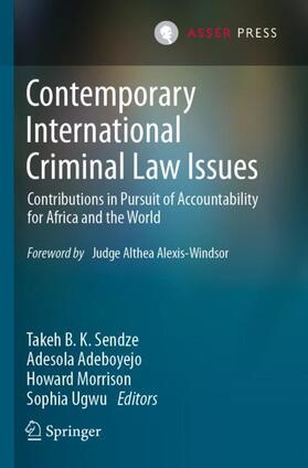 Contemporary International Criminal Law Issues