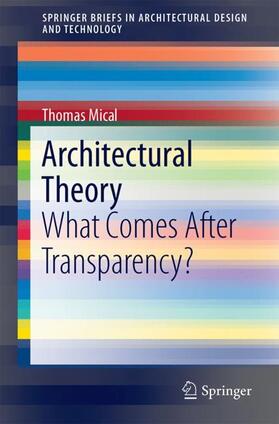 Architectural Theory: What Comes After Transparency?