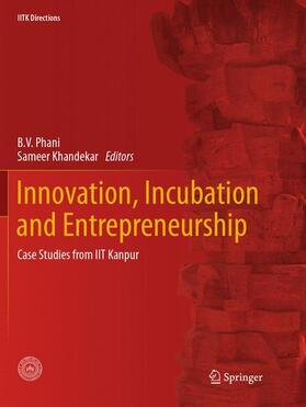 Innovation, Incubation and Entrepreneurship