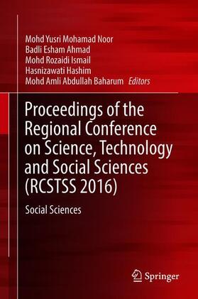 Proceedings of the Regional Conference on Science, Technology and Social Sciences (RCSTSS 2016)