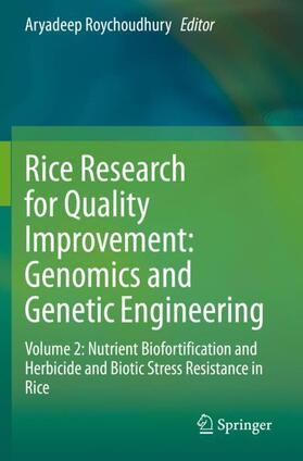 Rice Research for Quality Improvement: Genomics and Genetic Engineering