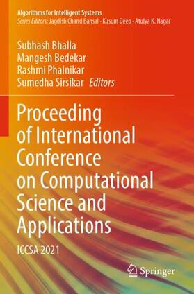 Proceeding of International Conference on Computational Science and Applications