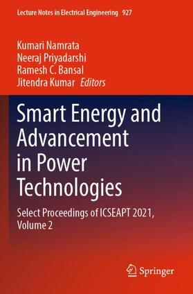 Smart Energy and Advancement in Power Technologies