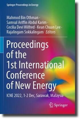 Proceedings of the 1st International Conference of New Energy