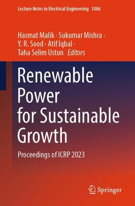 Renewable Power for Sustainable Growth