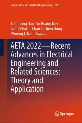 AETA 2022¿Recent Advances in Electrical Engineering and Related Sciences: Theory and Application