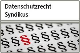 beck-online. Datenschutzrecht Syndikus