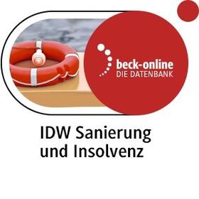 beck-online. IDW Sanierung und Insolvenz