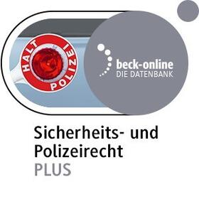 beck-online. Sicherheits- und Polizeirecht PLUS