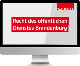 Recht des öffentlichen Dienstes Brandenburg