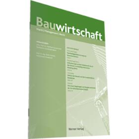 BauW - Zeitschrift Bauwirtschaft