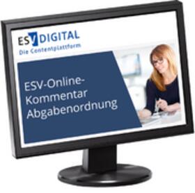 ESV-Online-Kommentar Abgabenordnung - Jahresabonnement