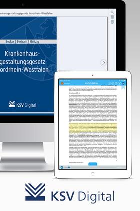 Krankenhausgestaltungsgesetz Nordrhein-Westfalen (digital)