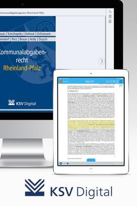 Kommunalabgabenrecht Rheinland-Pfalz (digital)