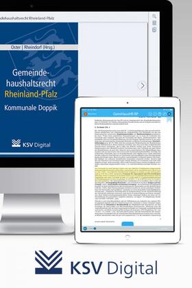 Gemeindehaushaltsrecht Rheinland-Pfalz - Kommunale Doppik - (digital)