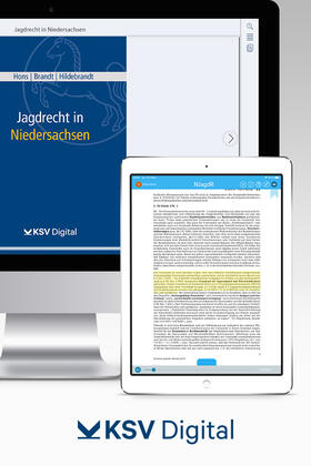 Jagdrecht in Niedersachsen (digital)