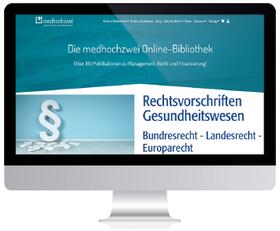 medhochzwei-Onlinemodul Rechtsvorschriften Gesundheitswesen