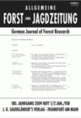 Allgemeine Forst- und Jagdzeitung