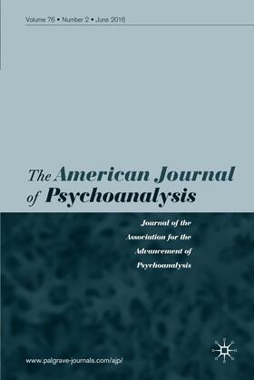 The American Journal of Psychoanalysis