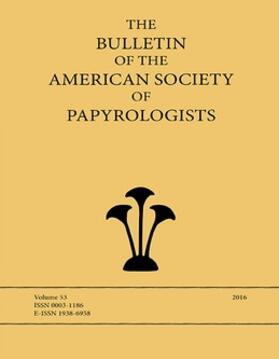 The Bulletin of the American Society of Papyrologists