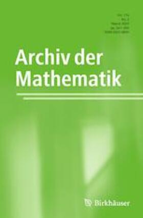 Archiv der Mathematik