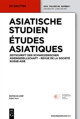Asiatische Studien - Études Asiatiques