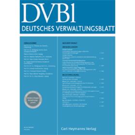 Deutsches Verwaltungsblatt - DVBl