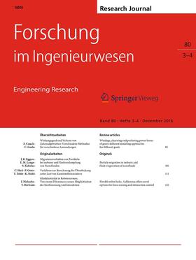 Forschung im Ingenieurwesen