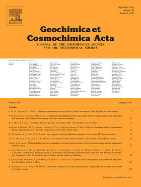 Geochimica et Cosmochimica Acta