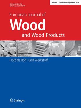 European Journal of Wood and Wood Products