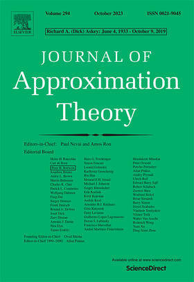 Journal of Approximation Theory