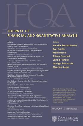 Journal of Financial and Quantitative Analysis