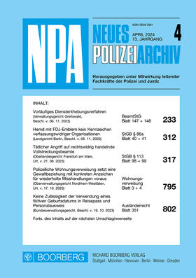Neues Polizeiarchiv (NPA)