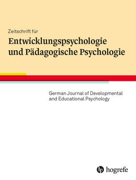 Zeitschrift für Entwicklungspsychologie und Pädagogische Psychologie