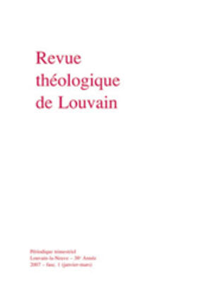 Revue Théologique de Louvain