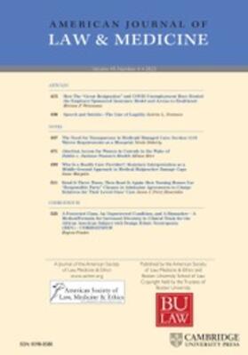 American Journal of Law & Medicine