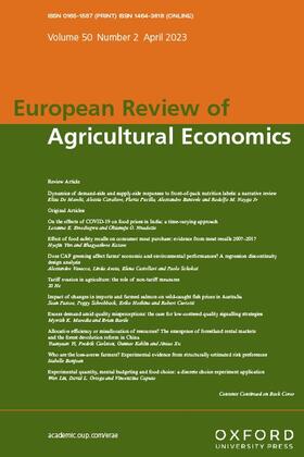European Review of Agricultural Economics