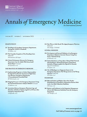 Annals of Emergency Medicine