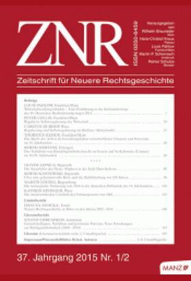 Zeitschrift für Neuere Rechtsgeschichte (ZNR)