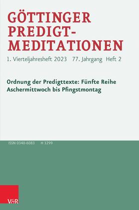 Göttinger Predigtmeditationen