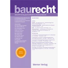 Baurecht - BauR