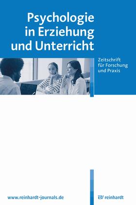 Psychologie in Erziehung und Unterricht