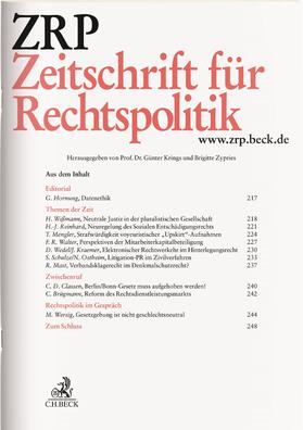 Zeitschrift für Rechtspolitik (ZRP)