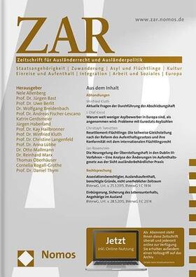 Zeitschrift für Ausländerrecht und Ausländerpolitik (ZAR)