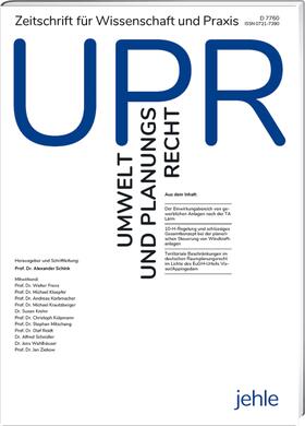 UPR – Umwelt- und Planungsrecht