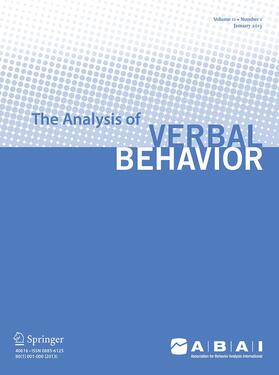 The Analysis of Verbal Behavior