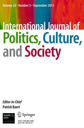 International Journal of Politics, Culture, and Society